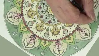 Kuratake Gansai Tambi Japanese Watercolor Mandala