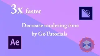 Decrease rendering time in Adobe After Effects and Media Encoder