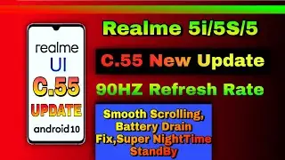 Realme 5i/5s/5 New C.55 August Update | How to Update Realme Devices Android Ui 1.2