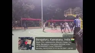 PMIST Basketball match in Bangalore, thanks to Dr Ramesh 