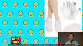 3256806628955910 Touch Screen Moisturizing Gloves Moisturizing Socks Hand Spa Exfoliati