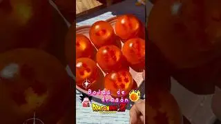 Bolas de drag&oacute;n de gelatina 🤭 #recetas #kawaii #recetasfaciles #animefood