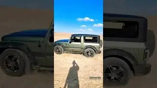 New Thar status//Mahindra Thar Desert//Thar driving status/Thar vs Desert/#mrstatuskingpro #ytshorts