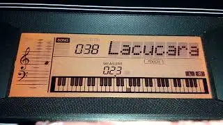 #38 Lacucara with Staff Notation and Keyboard Demo (Yamaha Built-in Song)