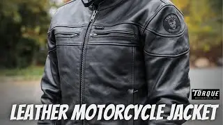 My new Torque full leather motorcycle jacket and Leather vest