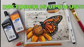 October SketchBox! Time for some ink!