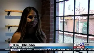 Social Fitnessing. Many area gyms reopen amidst COVID-19 pandemic.