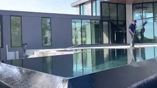 Knife edge / perimeter overflow / infinity edge custom pool in st pete fl