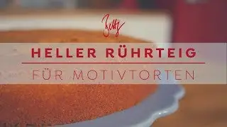 Heller R&uuml;hrteig f&uuml;r Motivtorten | Betty&acute;s Sugar Dreams