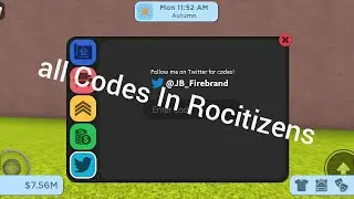 Rocitizens [October 2020] All Codes