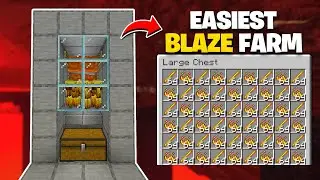 EASIEST BLAZE XP FARM in Minecraft 1.21 - 1100+ Rods Per Hour