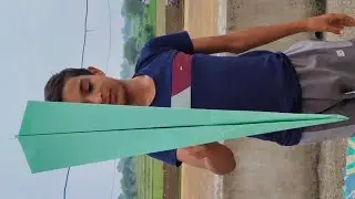 Как сделать бумажный самолетик / Реактивная бумажная ракета / обучающее видео 📸📸📸 #реактивный #сд...