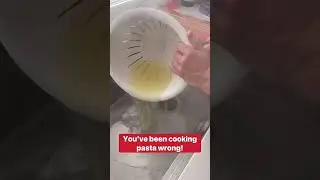 You've been cooking pasta wrong!#reels #hack #fblifestyle #secrethacks #trending #cooking #ytshorts