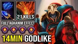 SUPER HUSKAR SPAMMER Pro Armlet Toggle 14Min Godlike Full Aghanim Effect with 21Kills Dota 2