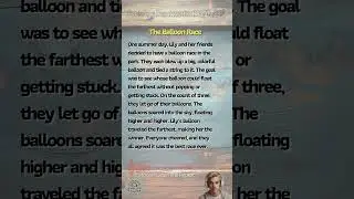 Practice English Listening | Short Story | Beginner level: The Balloon Race