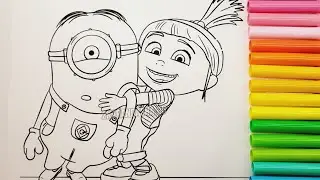 Minions coloring pages for kids - Minions Kids Coloring Pages#minions