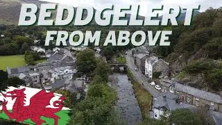 Beddgelert from Above | Stunning 4K Drone Footage of a Welsh Village in Snowdonia