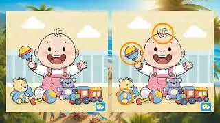 Compilation Find The Difference Puzzle | Baby Playing Ghost Reading Bedtime Story Fairy Princess
