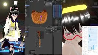 相変わらず無言でアバター作業配信するテスト