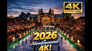Amsterdam Museumplein in 2026 🇳🇱 | Stunning 4K Ultra HD
