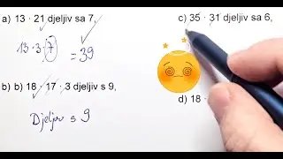 Svojstva djeljivosti zbroja, razlike i umnoška brojeva | Matematika – 5. razred