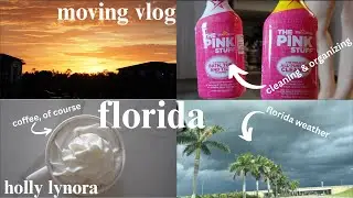 moving vlog📦cleaning🧼organizing👗new apt🏠 plants🌱 florida weather  | Holly Lynora #floridaliving