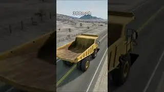 Haul Truck Impact Test at Extreme Speeds 60&ndash;600 MPH 😱 | BeamNG