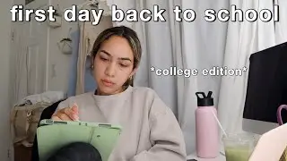 my first day of school 2020 college vlog