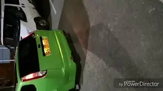 Ford focus RS spitting flames! (LOUD)