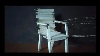 A Chair Made of Matchstick | matchstick model