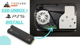 PS5 M.2 SSD Storage Upgrade | FireCuda 530 + Heatsink Unbox and Install