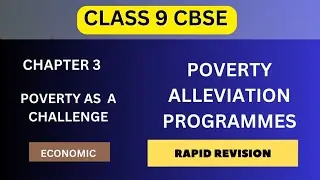 Poverty Alleviation Programmes I Poverty as a Challenge