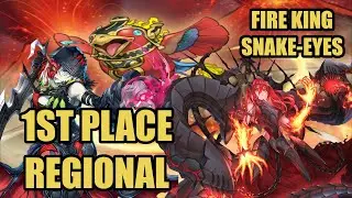 1ST PLACE REGIONAL!!! | FIRE KING SNAKE-EYES DECK PROFILE!!!