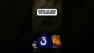 SPHERE Las Vegas NYE count down to 2024