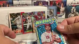 Opening the (Just For Fun) April 2025 Baseball Card Sandyfrank Baller Box - BEST BALLER BOX HIT EVER