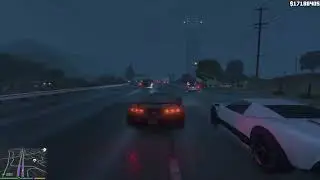 INSANE GTA 5 RAINY WEATHER DRIVING ( CINEMATIC GAMEPLAY )