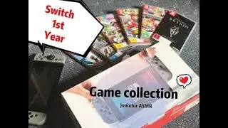 Nintendo Switch 1 Year Anniversary Nintendo Switch Game collection (ASMR)