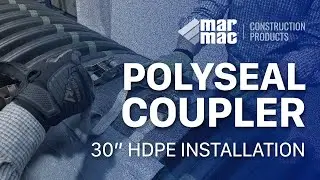 Инструкция по установке муфты PolySeal (труба HDPE 30 дюймов)