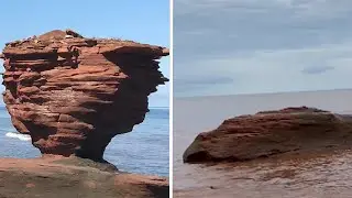 Prince Edward Island's iconic Teacup Rock destroyed by Fiona