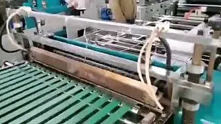 Zipper Bag Making Machine with Zipper Attachment and Auto Slider insert Device