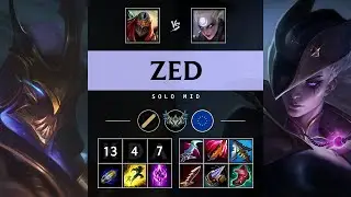 Zed Mid vs Diana: Rampage - EUW Challenger Patch 14.24