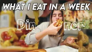 WHAT I EAT IN A WEEK FOR DINNER- Cook with me! (Easy realistic Recipes)