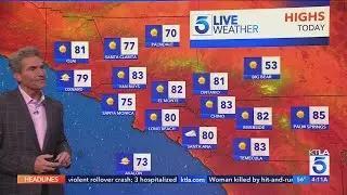 Localized winds continue as temperatures stay warm