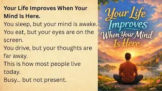 How to Stay Present in Life | Focus on One Thing at a Time & Stop Overthinking