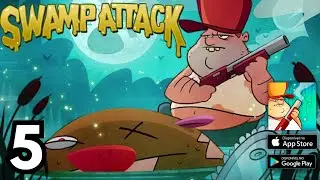 Swamp Attack Gameplay Walkthrough Part 5  ( iOS/Android )