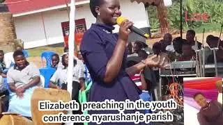 ELIZABETH PREACHING IN THE CONFERENCE NYARUSHANJE PARISH 