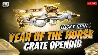 🐎 GOLDEN PAGASUS P90 HUNT 🎰 Chinese New Year Spin 🔥 PUBG LIVE | Road to 2000 Subs