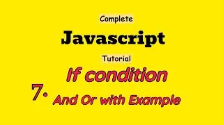 If Condition using && and || operator in Javascript.