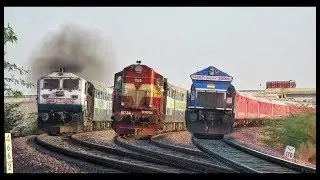 Trains Speeding on Curve - Ranakpur, Anuvrat etc. | Indian Railways