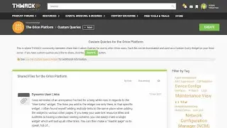 How to Import/Export Orion Custom Query Widgets